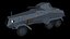 Sd kfz 231 LowPoly isometric