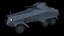 Sd kfz 231 LowPoly isometric