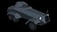 Sd kfz 231 LowPoly isometric