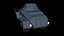 Sd kfz 231 LowPoly isometric