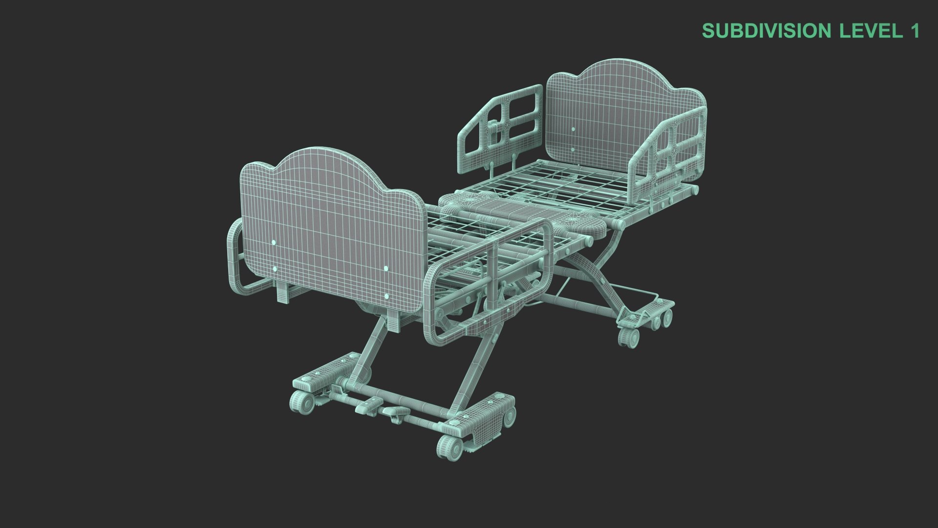 Hospital Bed(1) 3D model https://p.turbosquid.com/ts-thumb/yu/3UFSbX/Px/wireframe_0004/jpg/1741334837/1920x1080/fit_q87/a424d8e10291938d60413d2e01f0dd1b1d26b46c/wireframe_0004.jpg