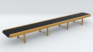3D conveyor belt model