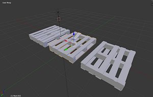 euro eur pallet 3d model