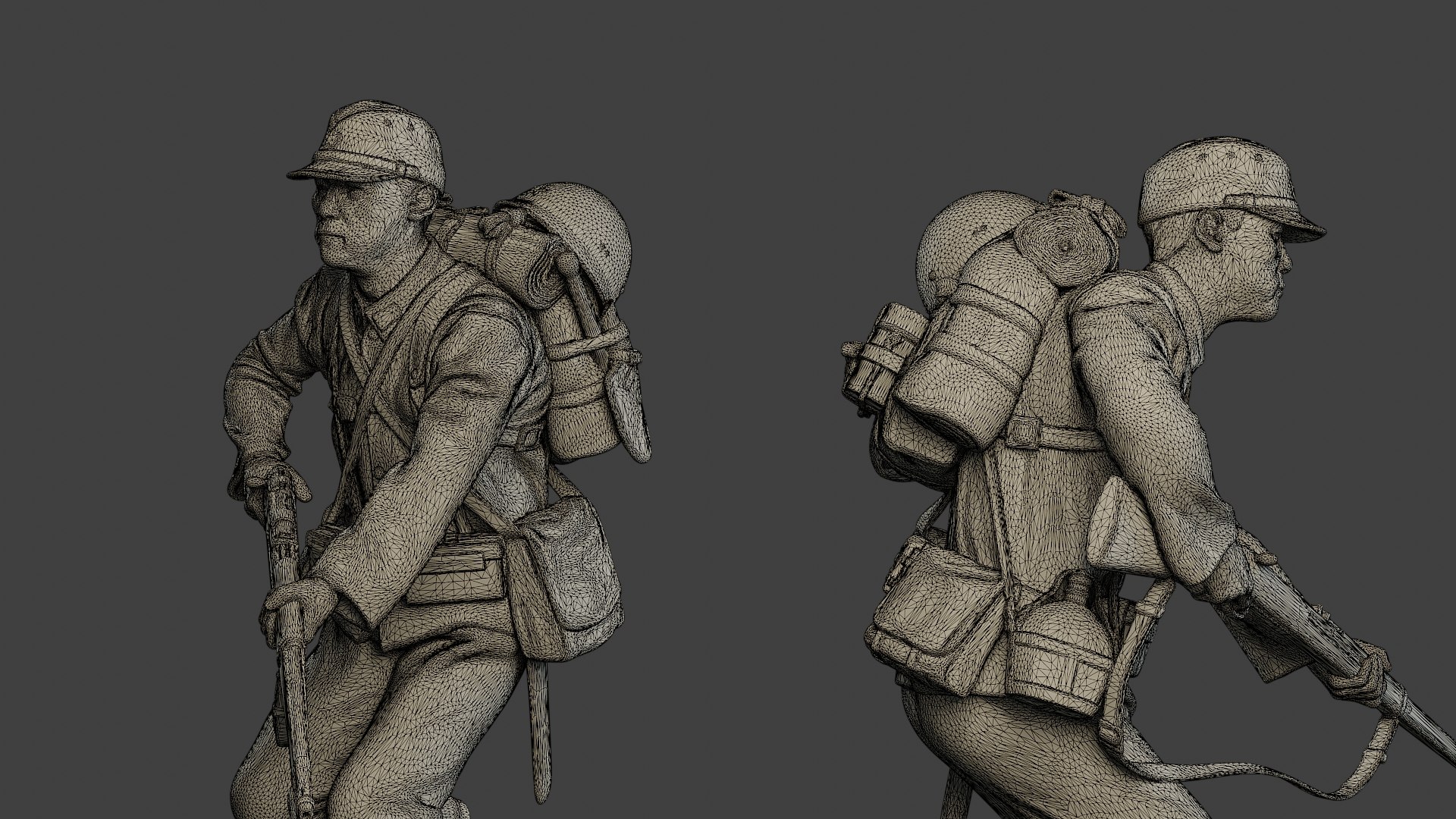 3D Japanese Soldier Ww2 Run J1 - TurboSquid 1872850