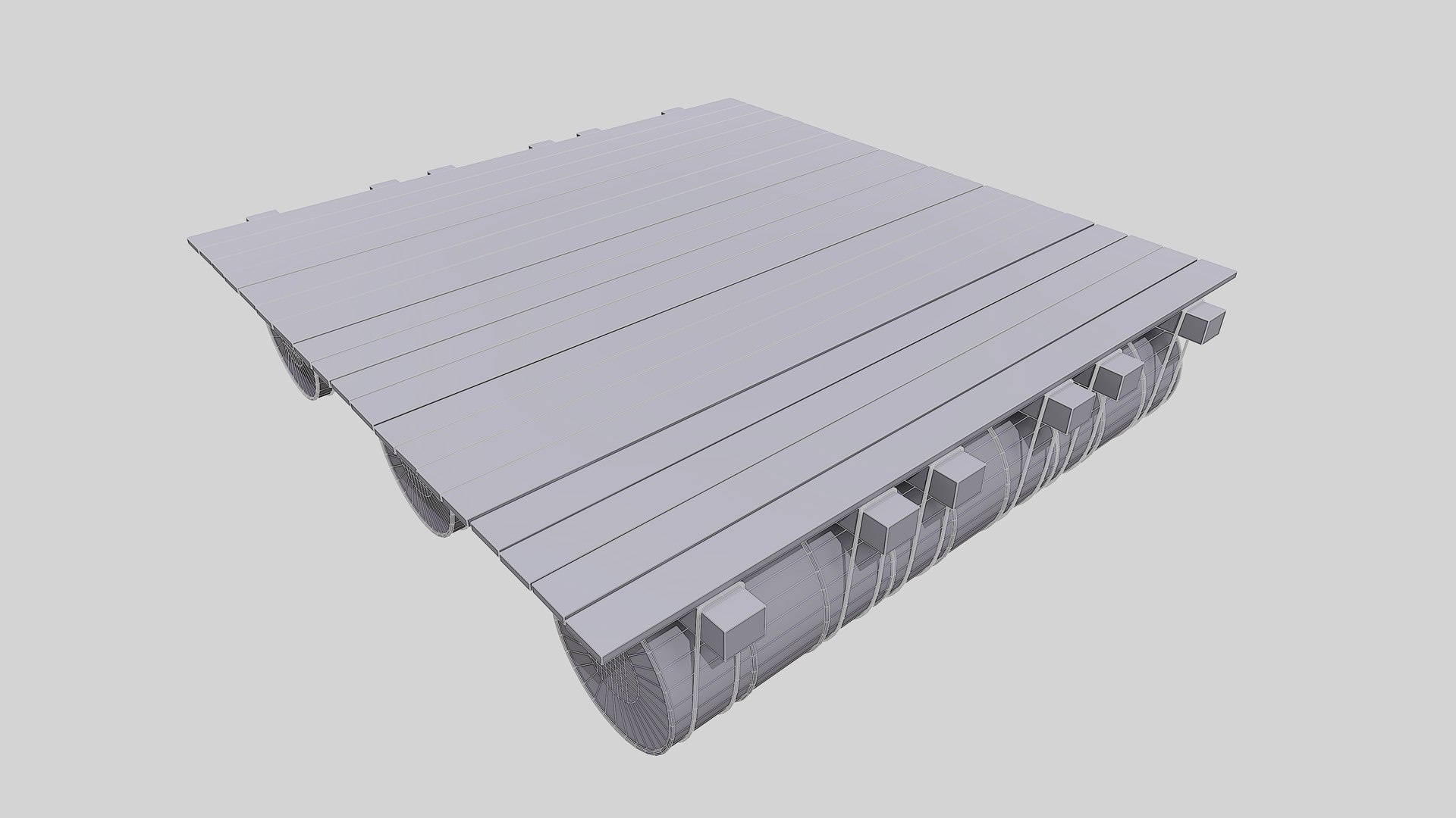 Wooden Raft V4 With Pbr 4K 8K Model - TurboSquid 1730196