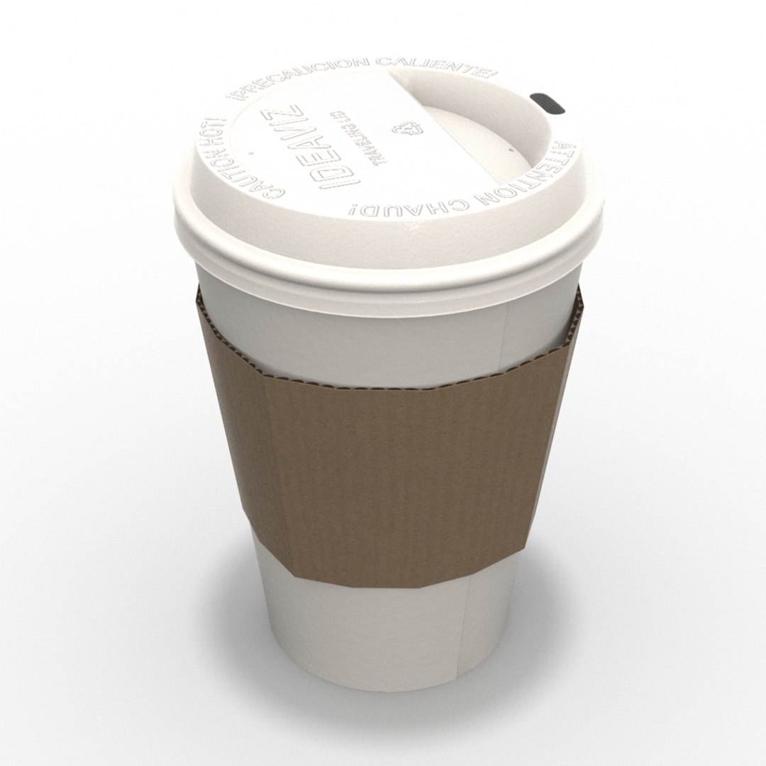 3d Paper Cup Model