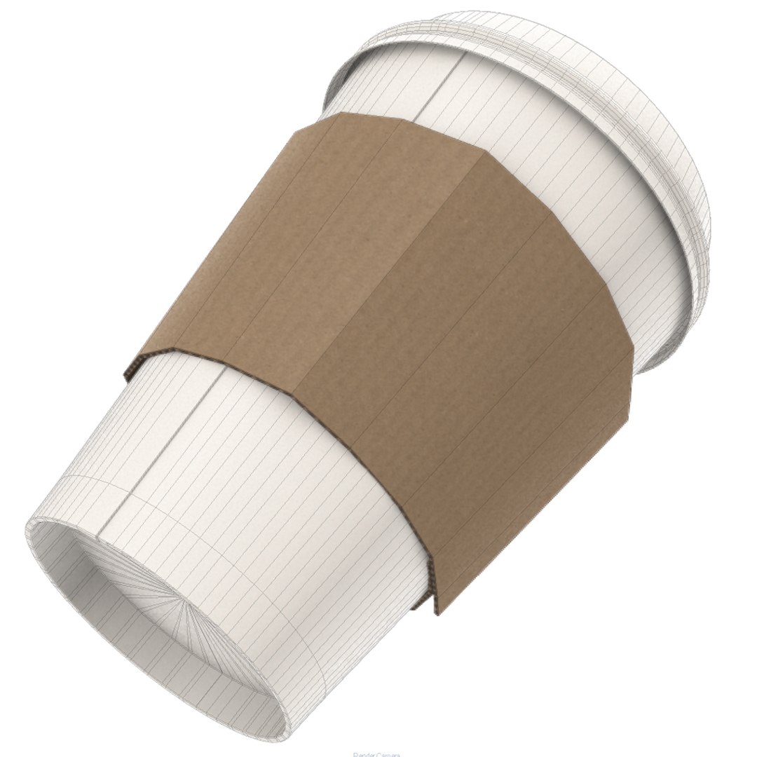 3d Paper Cup Model