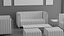 Sofa set 05 3D model