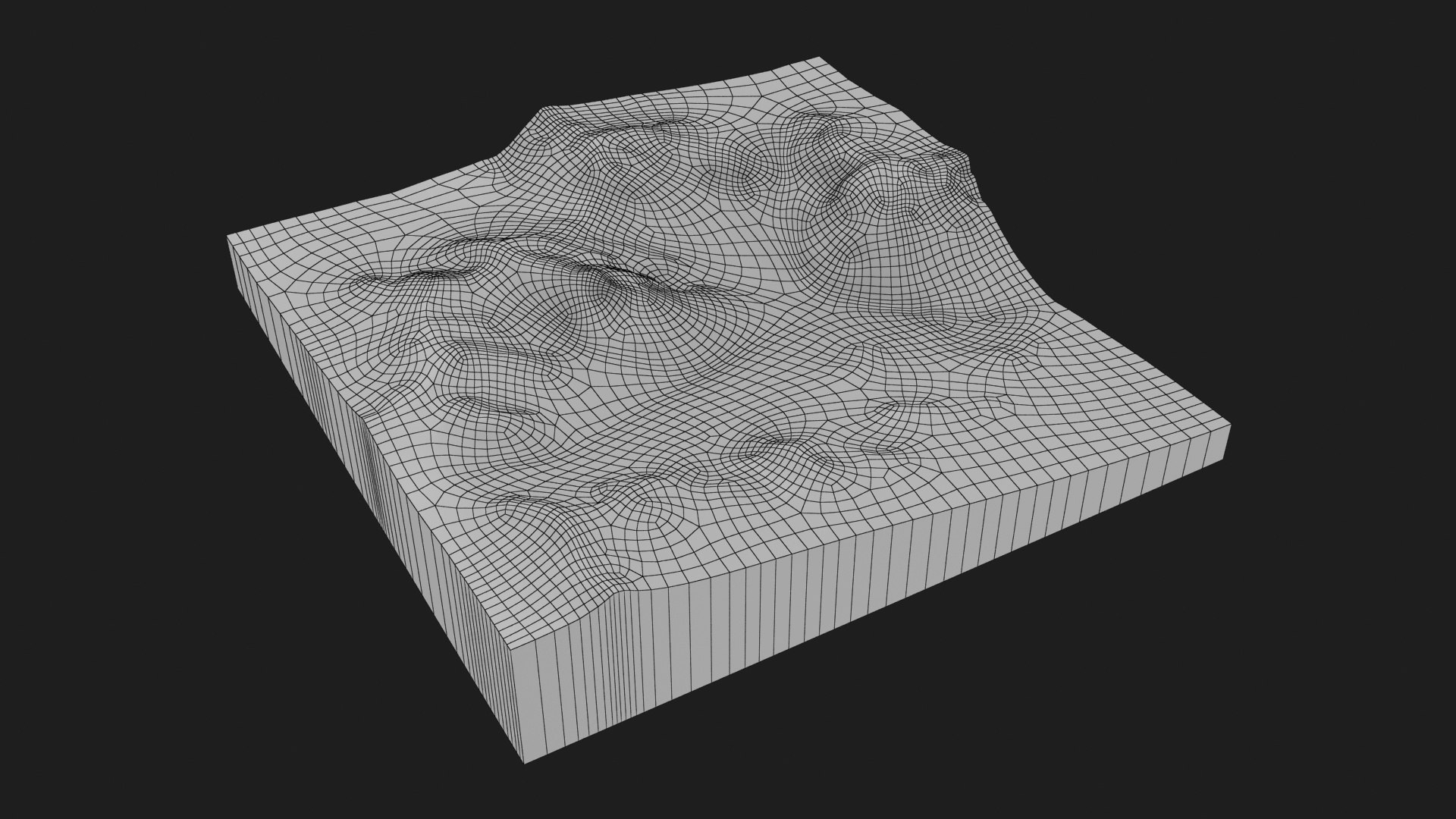 3D Mountain Terrain Model - TurboSquid 2142853