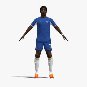 3D Rigged Noni Madueke Chelsea 2024
