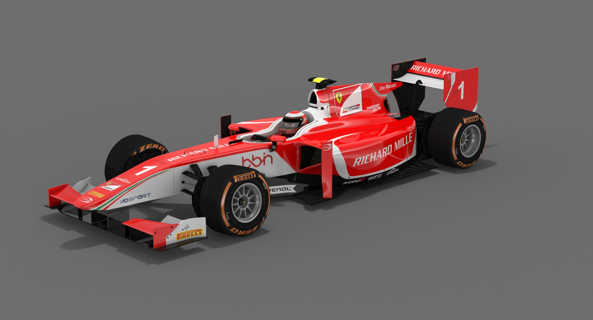 Prema racing formula 2 3D model | 1148803 | TurboSquid