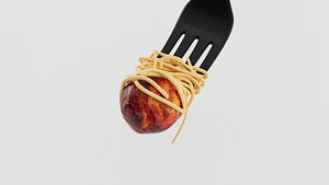 Spaghetti Meatball Fork