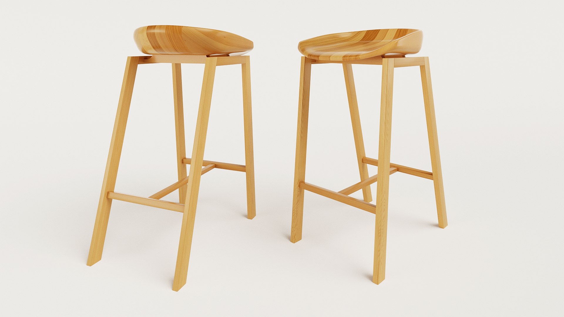 Bar Stool Chair 3D TurboSquid 1865850
