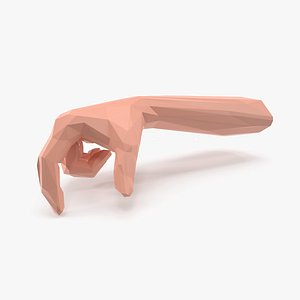 Stylized Low Poly Hand Pinch(1)