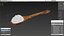 3D Cottage Cheese Wood Spoon model