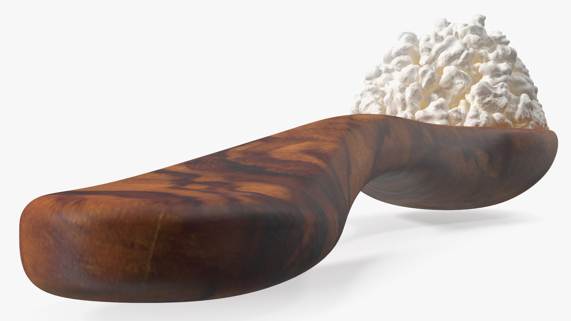 3D Cottage Cheese Wood Spoon Model - TurboSquid 1860936