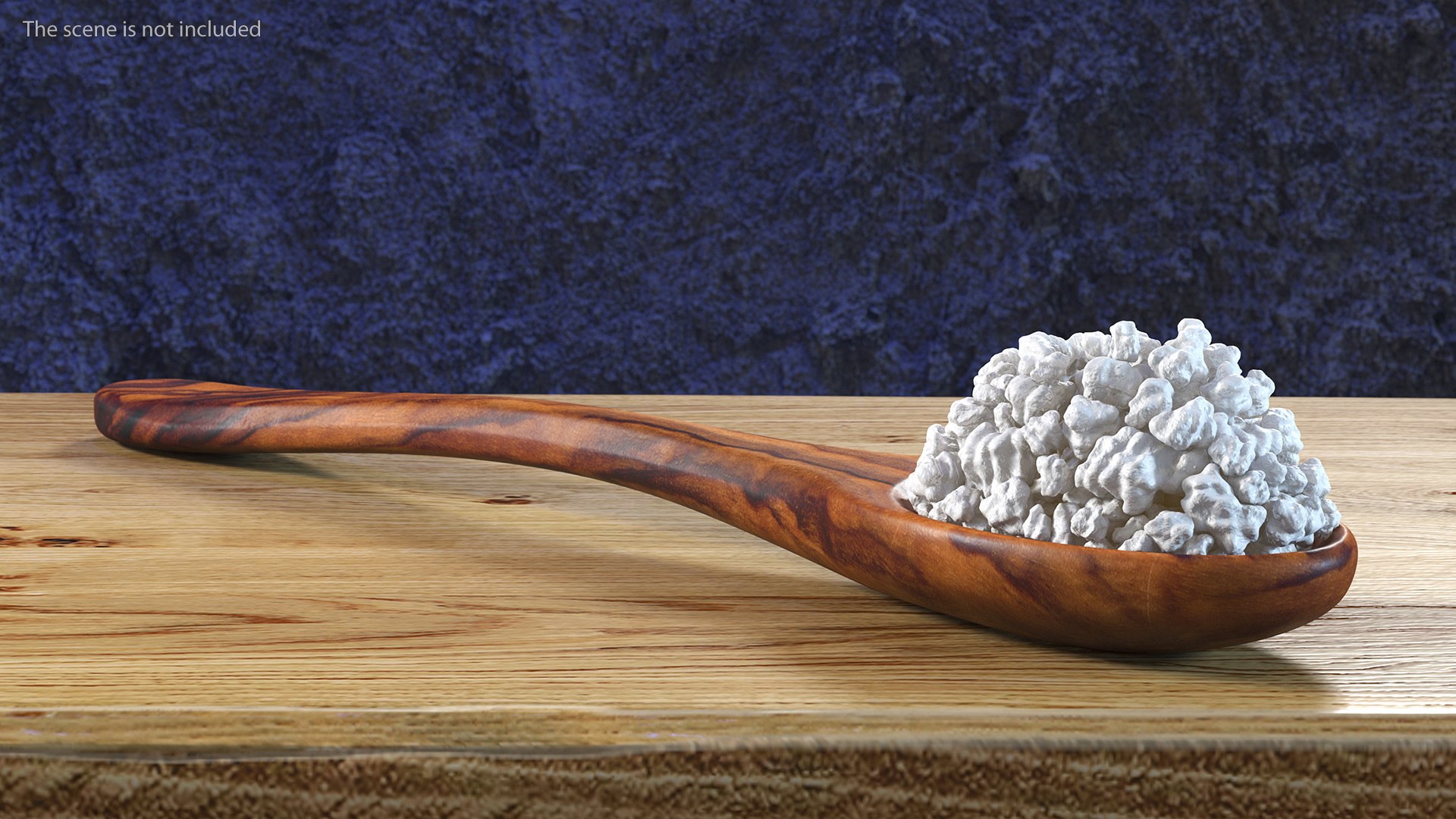 3D Cottage Cheese Wood Spoon Model - TurboSquid 1860936