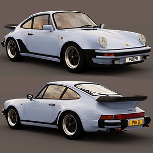 porsche 911 turbo 1982 3D