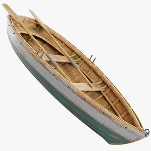 3D Old Boat 01 l