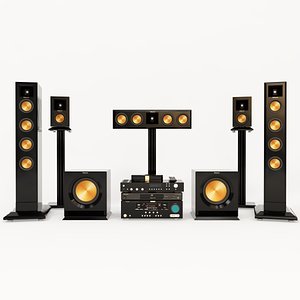 3D klipsch rp hd wireless model