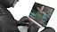 Hacker in Anonymous Mask Sitting Pose