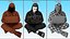 Hacker in Anonymous Mask Sitting Pose