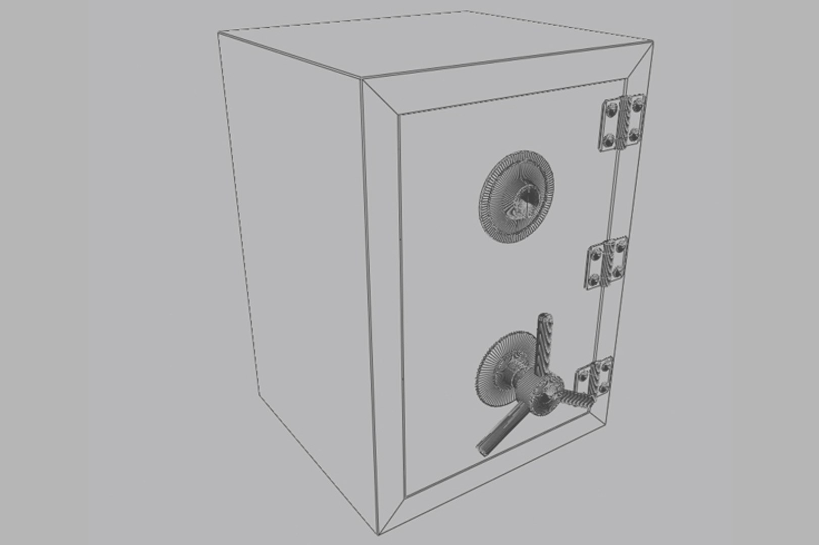 3d Steel Safe Box