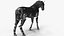 3D Robot horse standing model