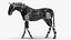 3D Robot horse standing model