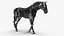 3D Robot horse standing model