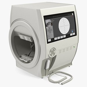 3D Ophthalmic Visual Field Analyser model