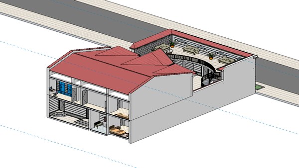 modelo 3d Modelo de casa clásica de Revit - TurboSquid 2227235