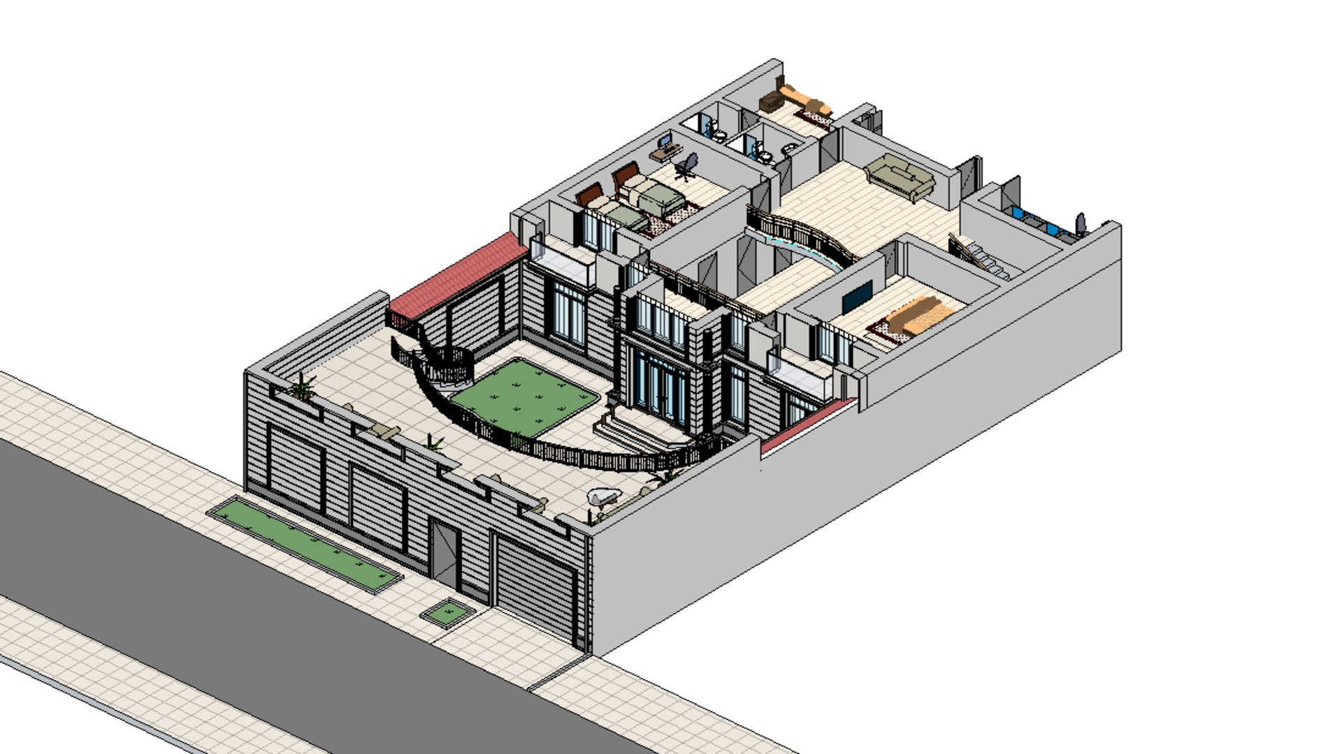 Revit Classic House Model 3d Model Turbosquid 2227235 Revit Classic House Model 3d Model Turbosquid 2227235