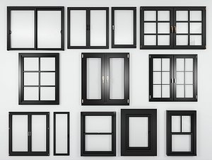 Modern Window Collection for 3ds Max 3D 3D model