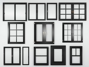 Modern Window Collection for 3ds Max 3D