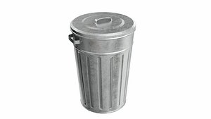 3D Trash can 09