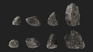 3D Rocks Pack M9 model