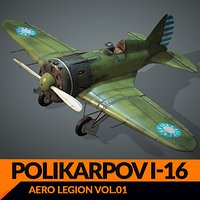 Real-Time Airplane Polikarpov I-16