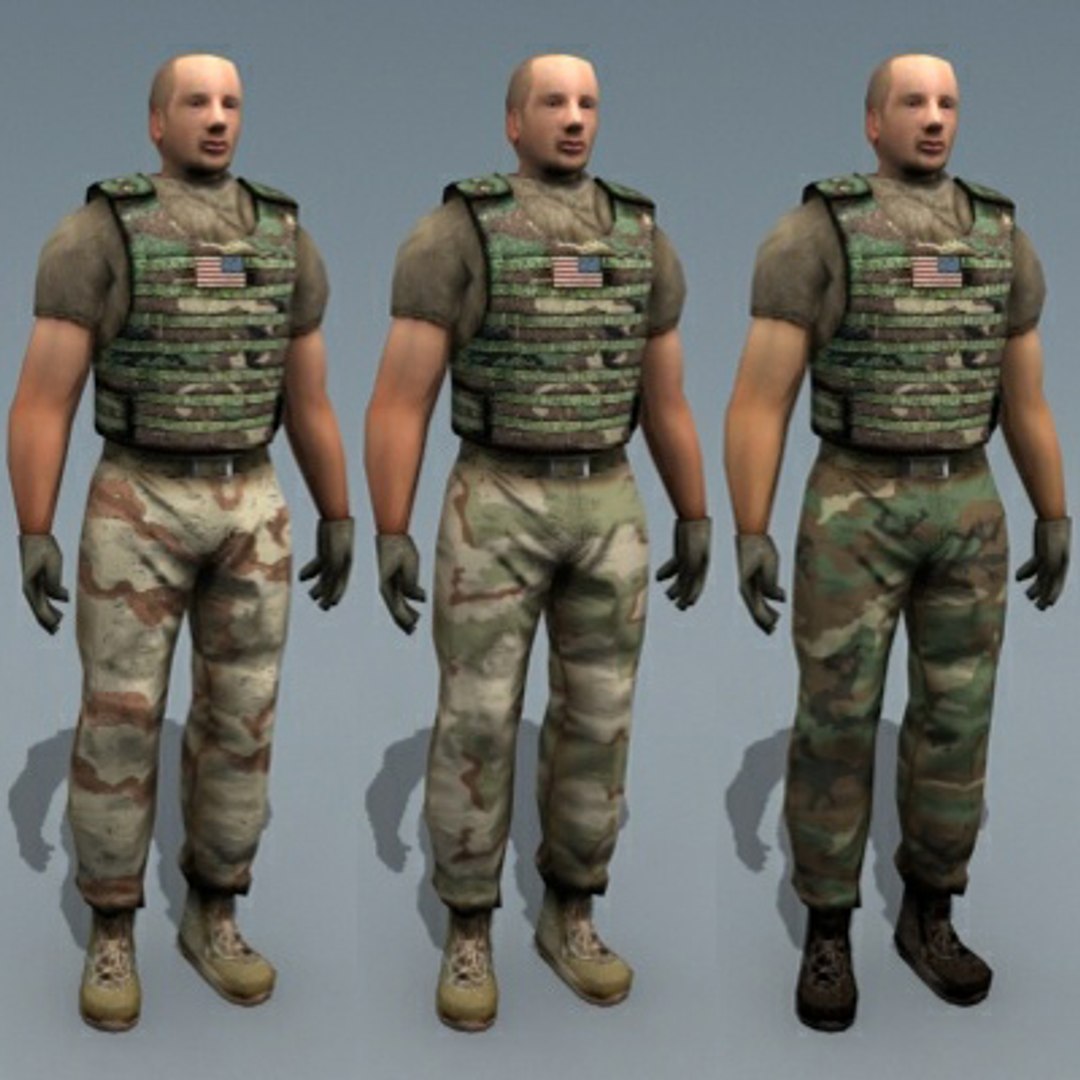 3d Army Driver Model