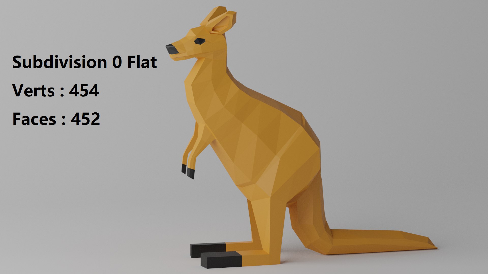 3D Cartoon Cute Kangaroo Model - TurboSquid 2102879
