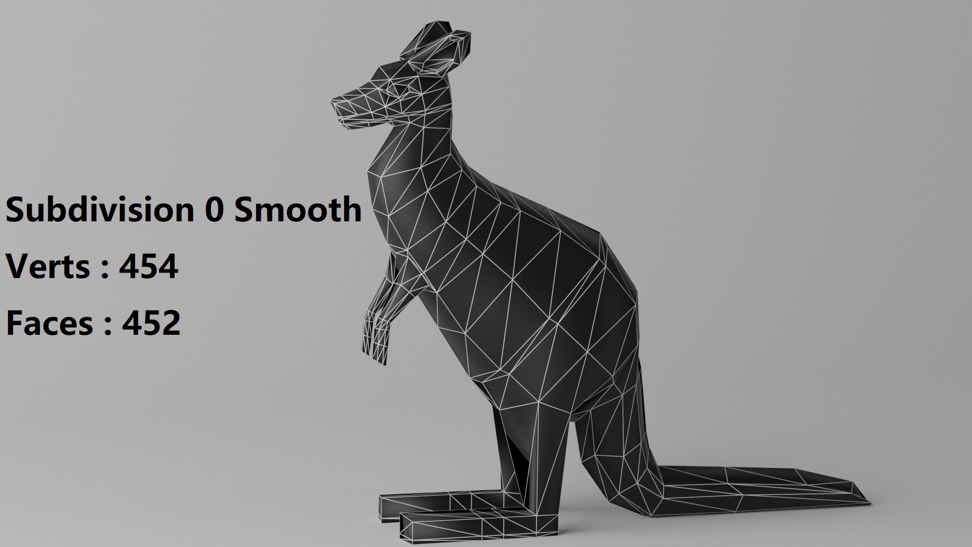 3D Cartoon Cute Kangaroo Model - TurboSquid 2102879