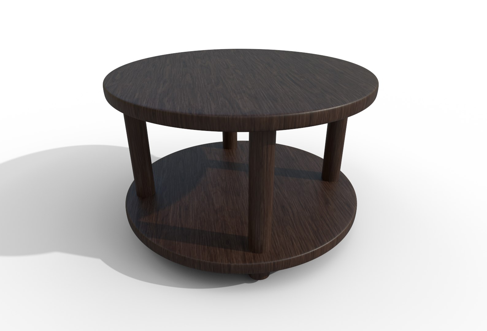 3D Round Coffee Table Model - TurboSquid 1730241