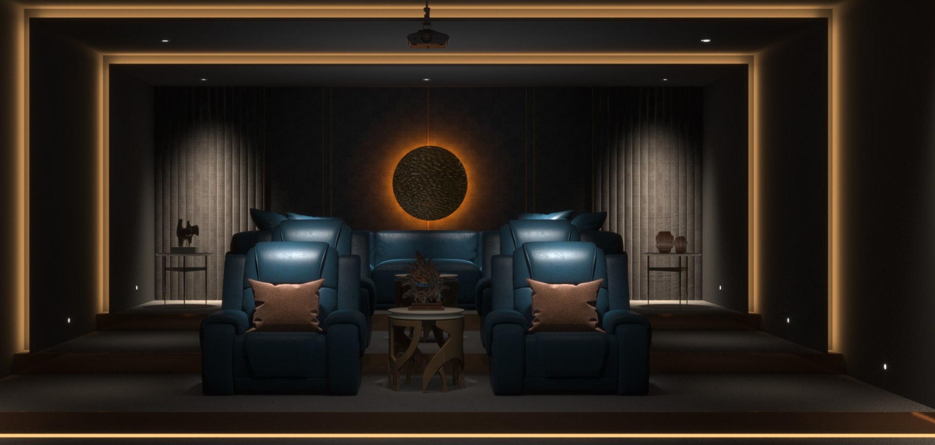 movie theater interior3D模型 - TurboSquid 1969544