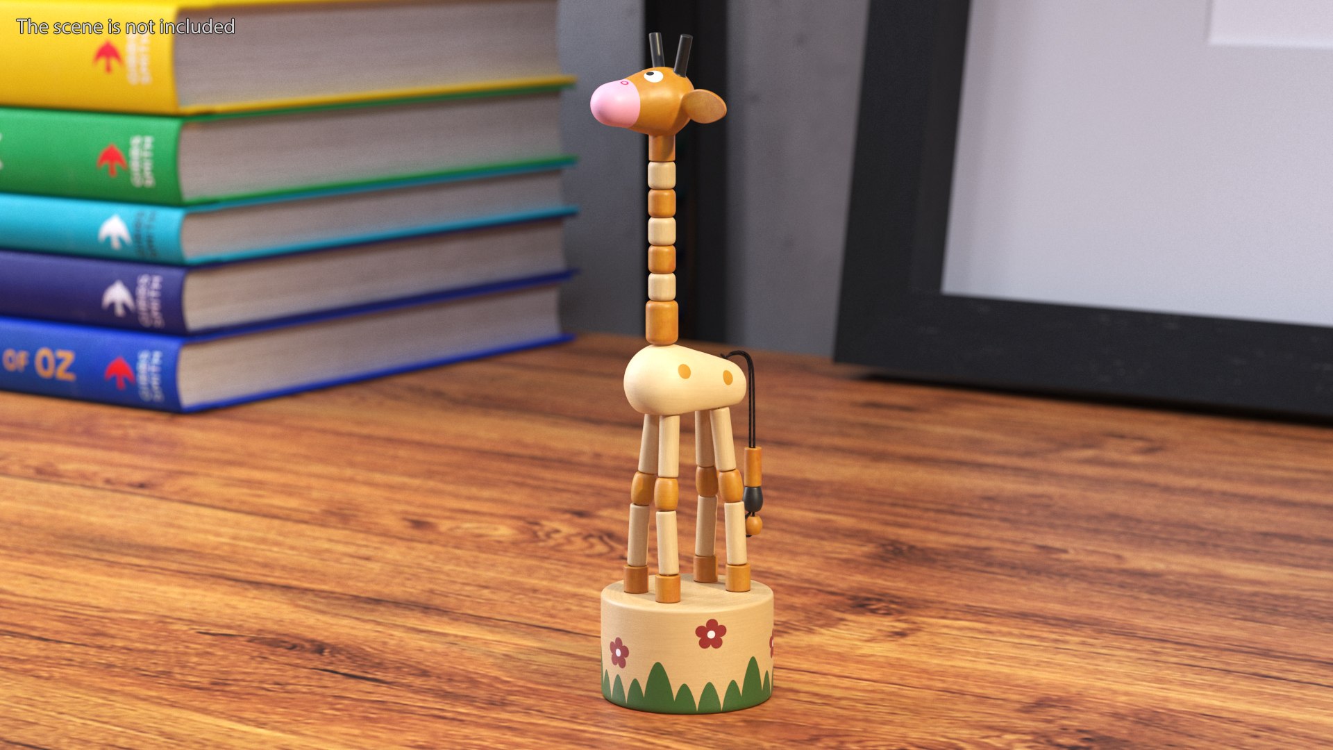3D Giraffe Push Puppet Toy Rigged For Cinema 4D - TurboSquid 2018540
