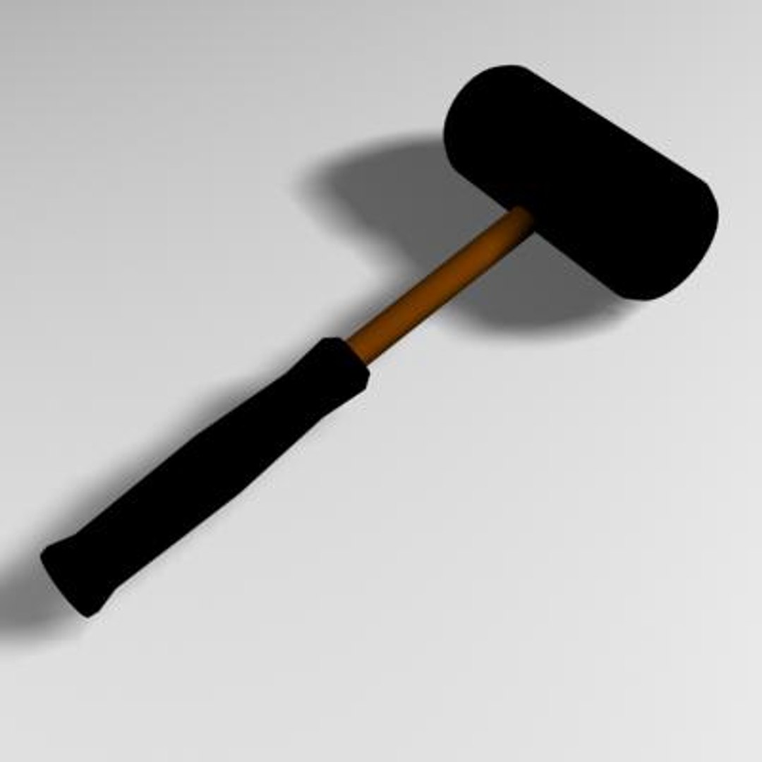 3d mallet tool model