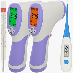 Thermometers Collection Celsius V1