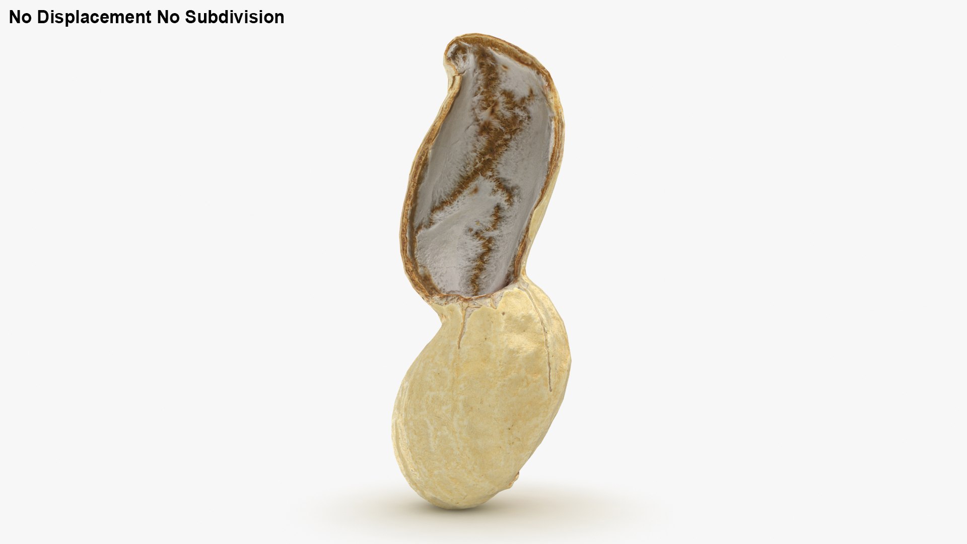 Open Peanut Shell 01 3D model https://p.turbosquid.com/ts-thumb/yv/EUd2B4/Yn/peanutshellcut_1_f0000/jpg/1663222560/1920x1080/fit_q87/3885d21abe6cbeb8356491069d50a08df41083d6/peanutshellcut_1_f0000.jpg