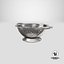 Colander Stainless Steel 3D Model