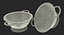 Colander Stainless Steel 3D Model
