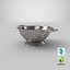 Colander Stainless Steel 3D Model